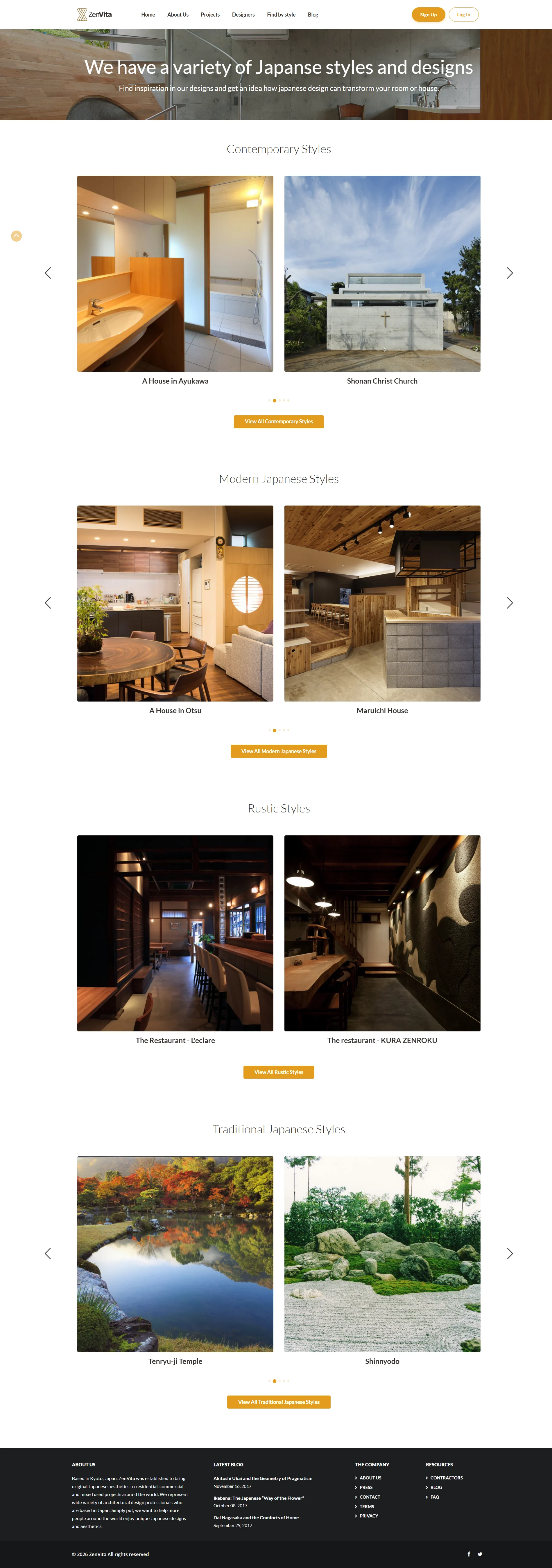 Finding a project by aesthetic — ZenVita